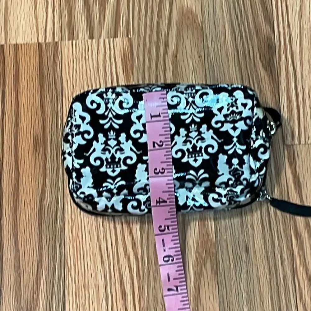 Beautifully Disney Parks Makeup Bag, black and white cosmetic bag